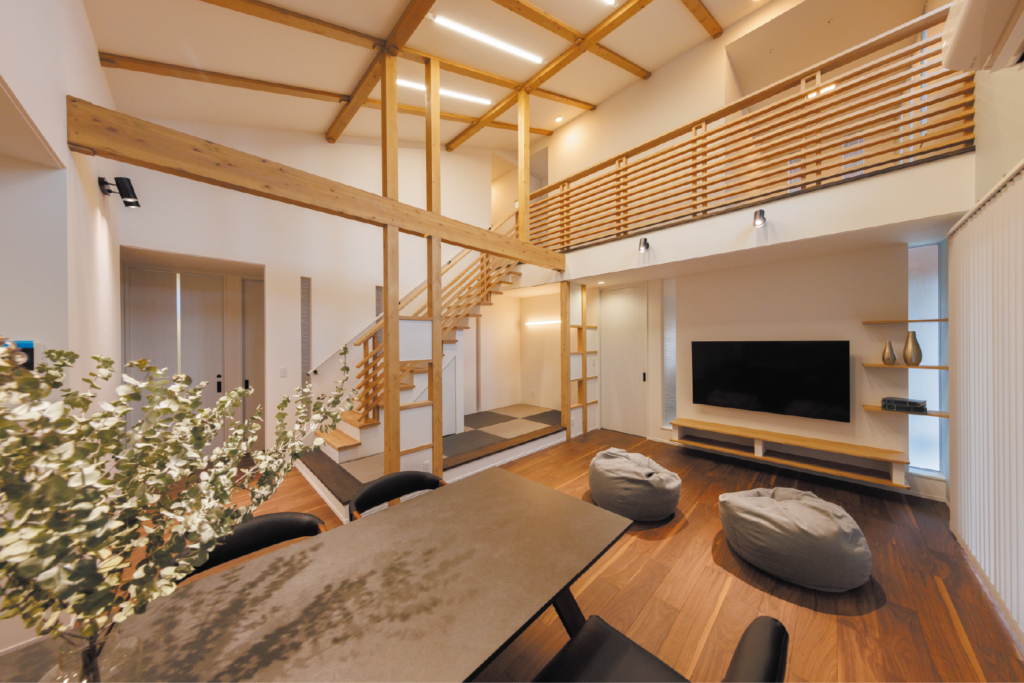 快適性と機能性を両立させた家族時間を心地よく過ごす家