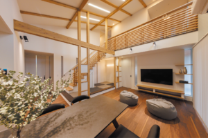 快適性と機能性を両立させた家族時間を心地よく過ごす家